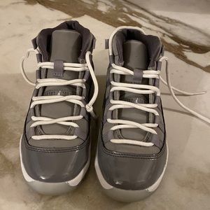Kids Gray Jordan’s classic look good condition gently used.